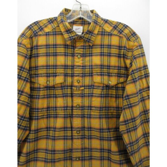 Garbstore Shirt Medium Flannel Button Down Plaid Western Workwear - Picture 2 of 11